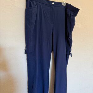 Zenergy by Chico's Cropped Pants, Navy, Size 3